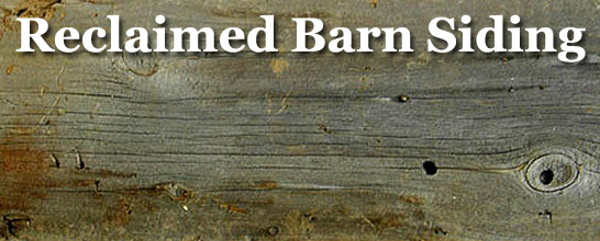 Reclaimed Barn Siding