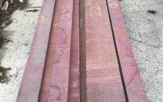 sample picture of purpleheart lumber