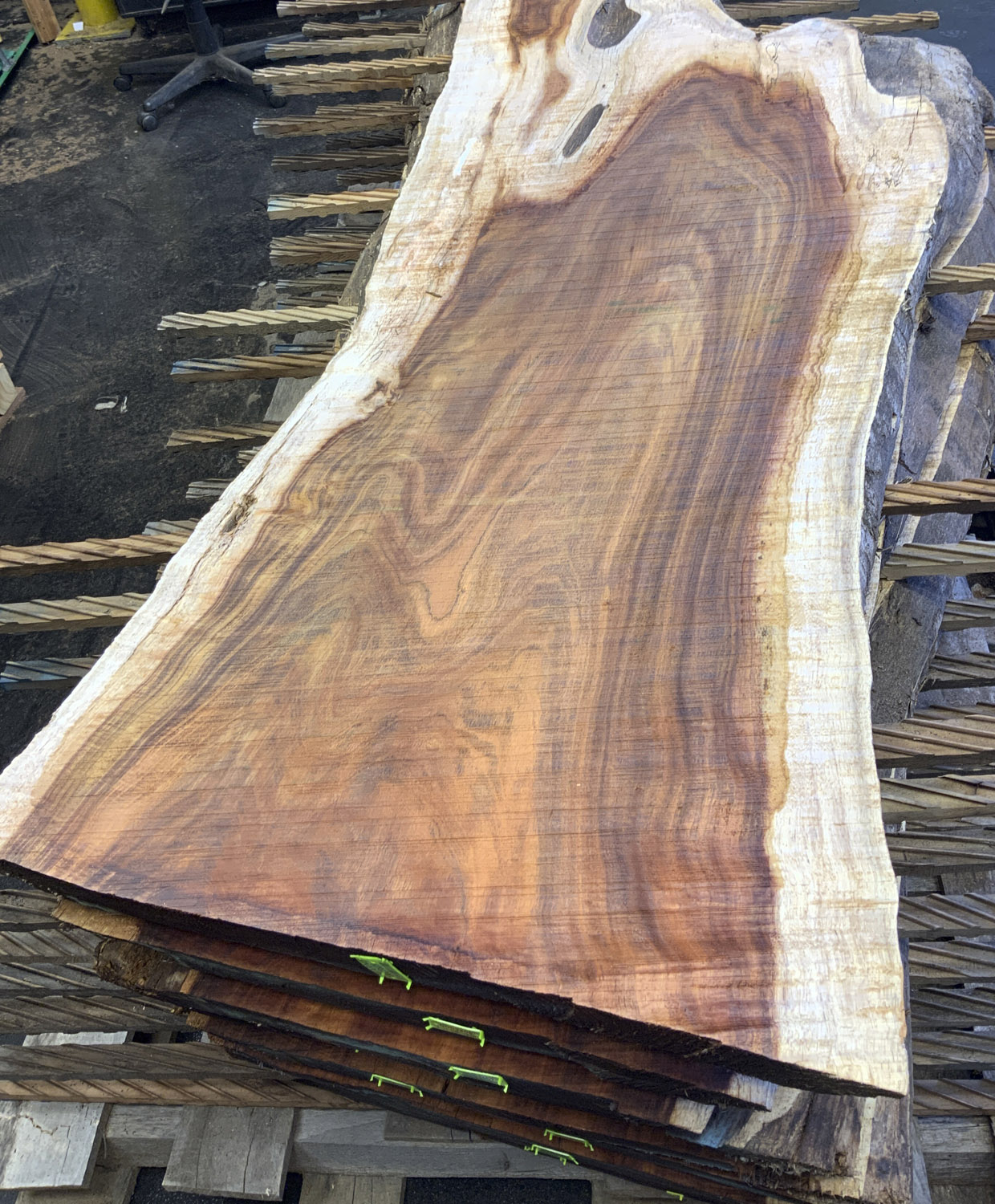 Gorgeous Koa Boards at Hearne Hardwood